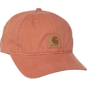 Carhartt G Force Canvas 6 panel Hat Logo Terracotta Adjustable Strapback‎ NWT